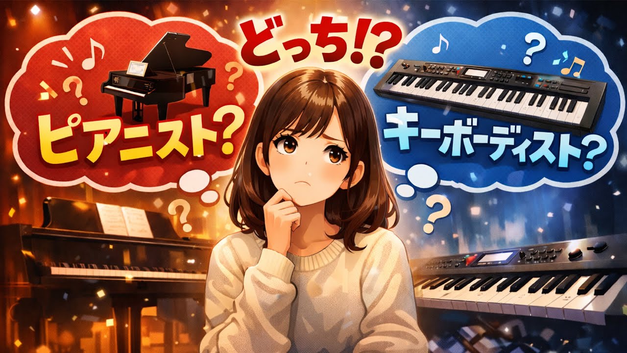 【ピアニスト？キーボーディスト？】ピアノ、キーボード、シンセサイザー、エレクトーン、オルガンの違いと特徴/日本音楽能力検定協会