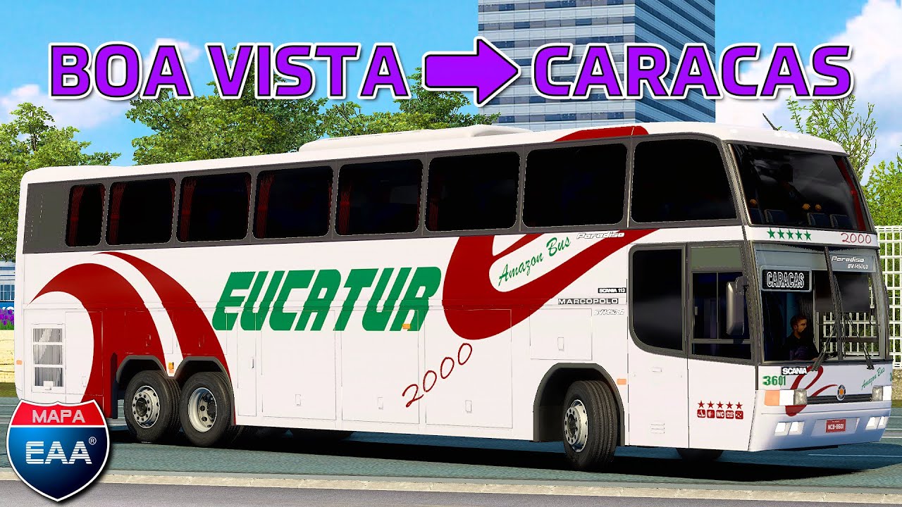 [1.45]EUCATUR - MARCOPOLO PARADISO GV 1450 LD - BOA VISTA/CARACAS - SIMULAÇÃO AO EXTREMO - EAA