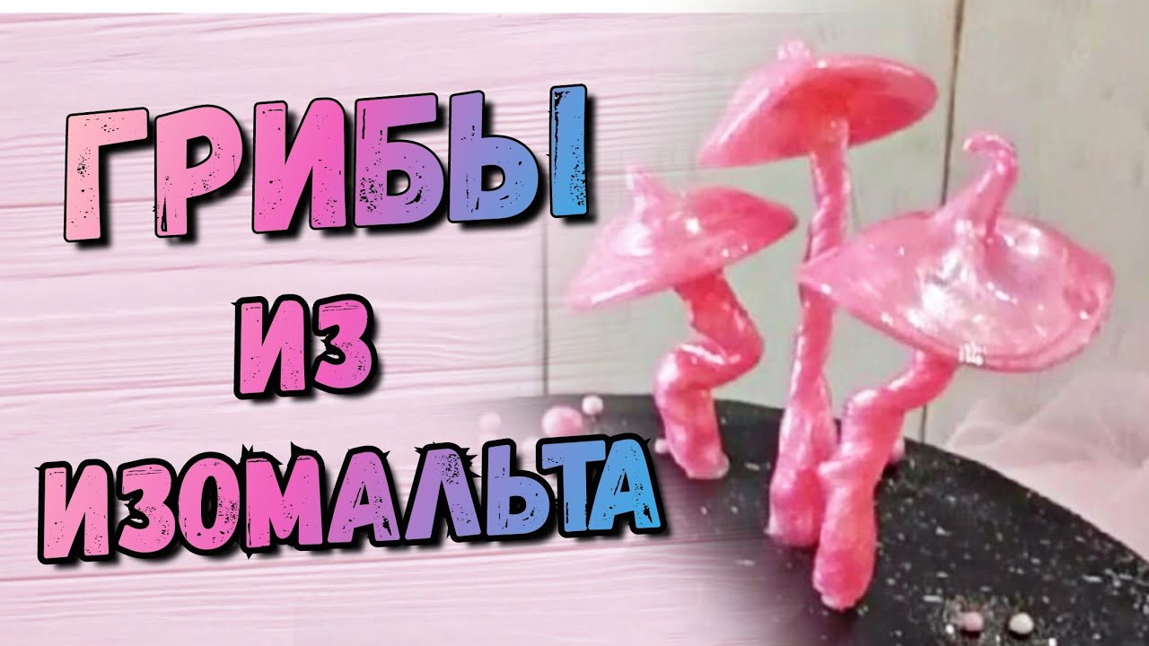 Грибы из изомальта / Шоколадный крем чиз / Торт 