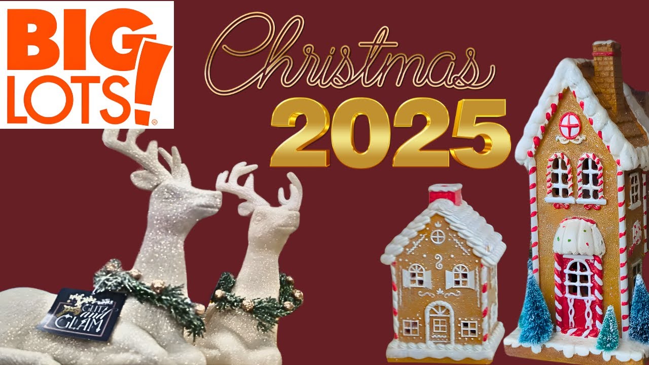 Обзор рождественских покупок Big Lots 2025