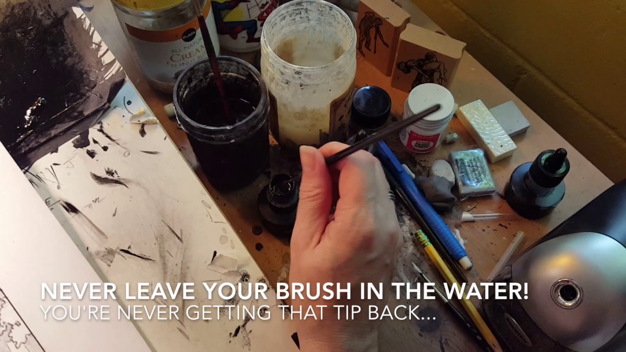HOW TO INK: Inking Master Class 1 | Justine Mara Andersen | Sequential Artist's Workshop