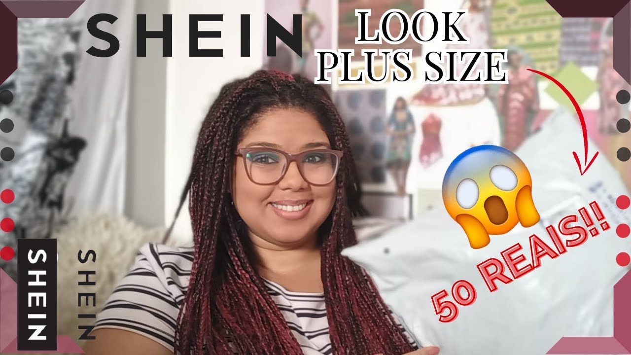 COMPRAS NA SHEIN - PLUS SIZE! LOOK POR MENOS DE 50 REAIS! COMPRAS NA SHEIN PLUS SIZE / CURVE! 😱