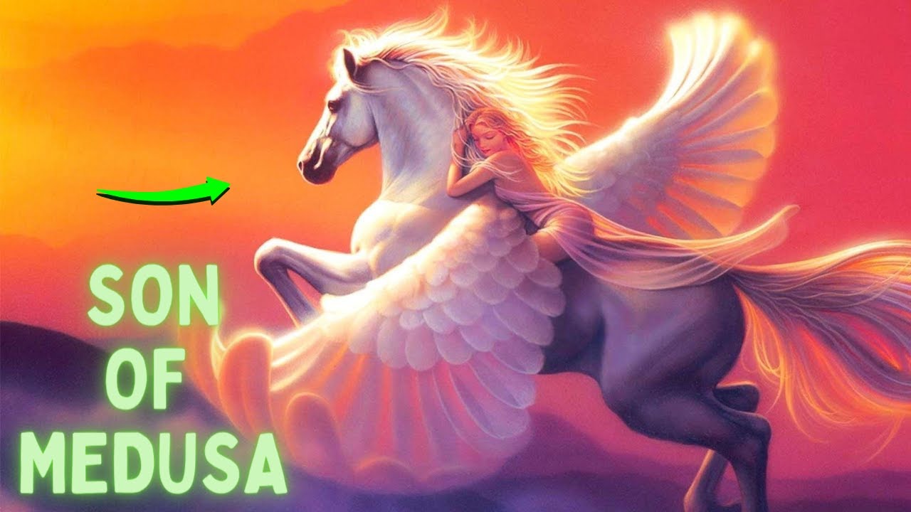 Pegasus: Beautiful child of Medusa | Greek Mythology - Mythologically Accurate