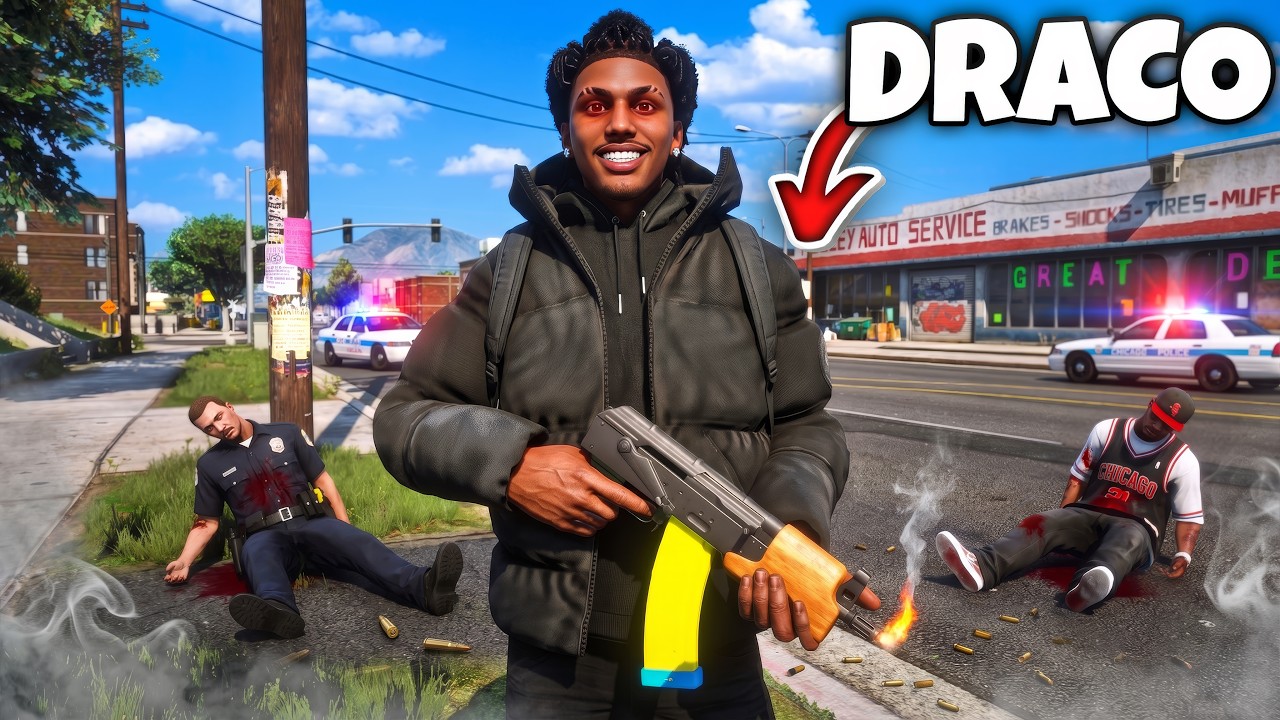 DEMON TIME with a DRACO.. But i Have NO CAR in GTA 5 RP..