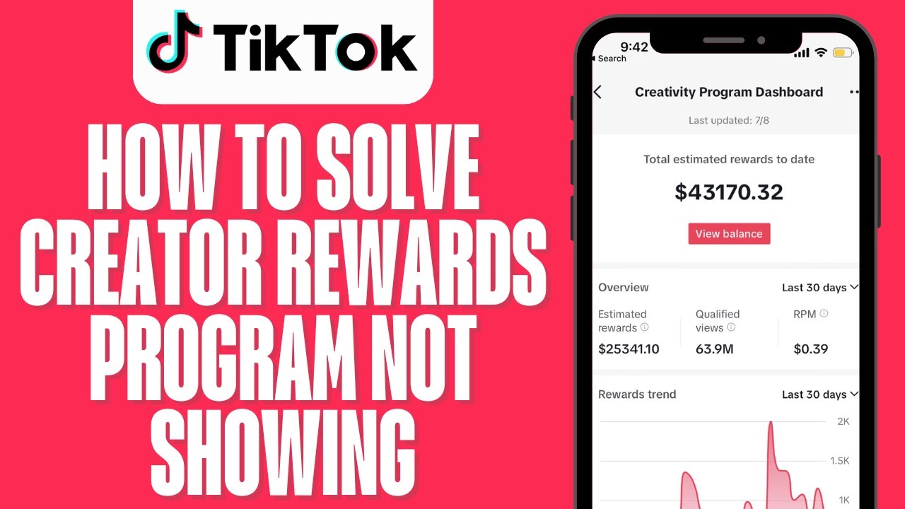 How to Solve Creator Rewards Program Tiktok Not Showing (Step-by-Step)