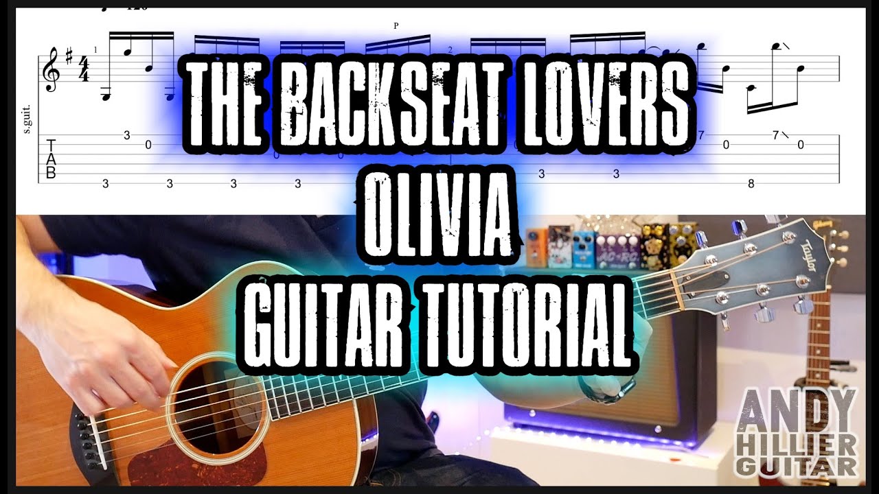 How to play The Backseat Lovers Olivia Guitar Tutorial Lesson