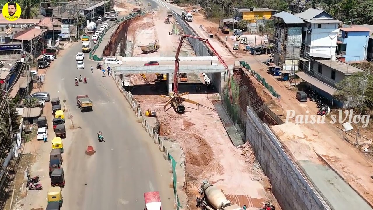 NH66 KASARAGOD/പെരിയാട്ടടുക്കം മുതൽ ചട്ടൻചാൽ വരെ അതി വേഗം പണി പുരോഗമിക്കുന്നു