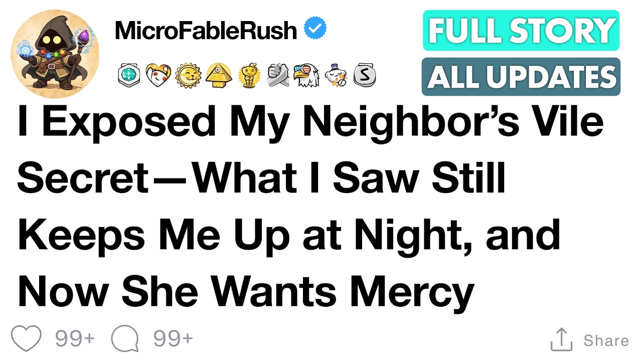 (Full story)I Exposed My Neighbor’s Vile Secret—What I Saw Still Keeps Me Up at Night, and Now She