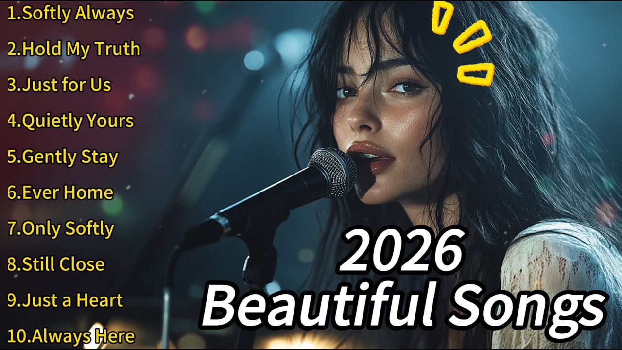 🌃 Low-Light Night Relaxing Female Vocal Music | Calm & Soft