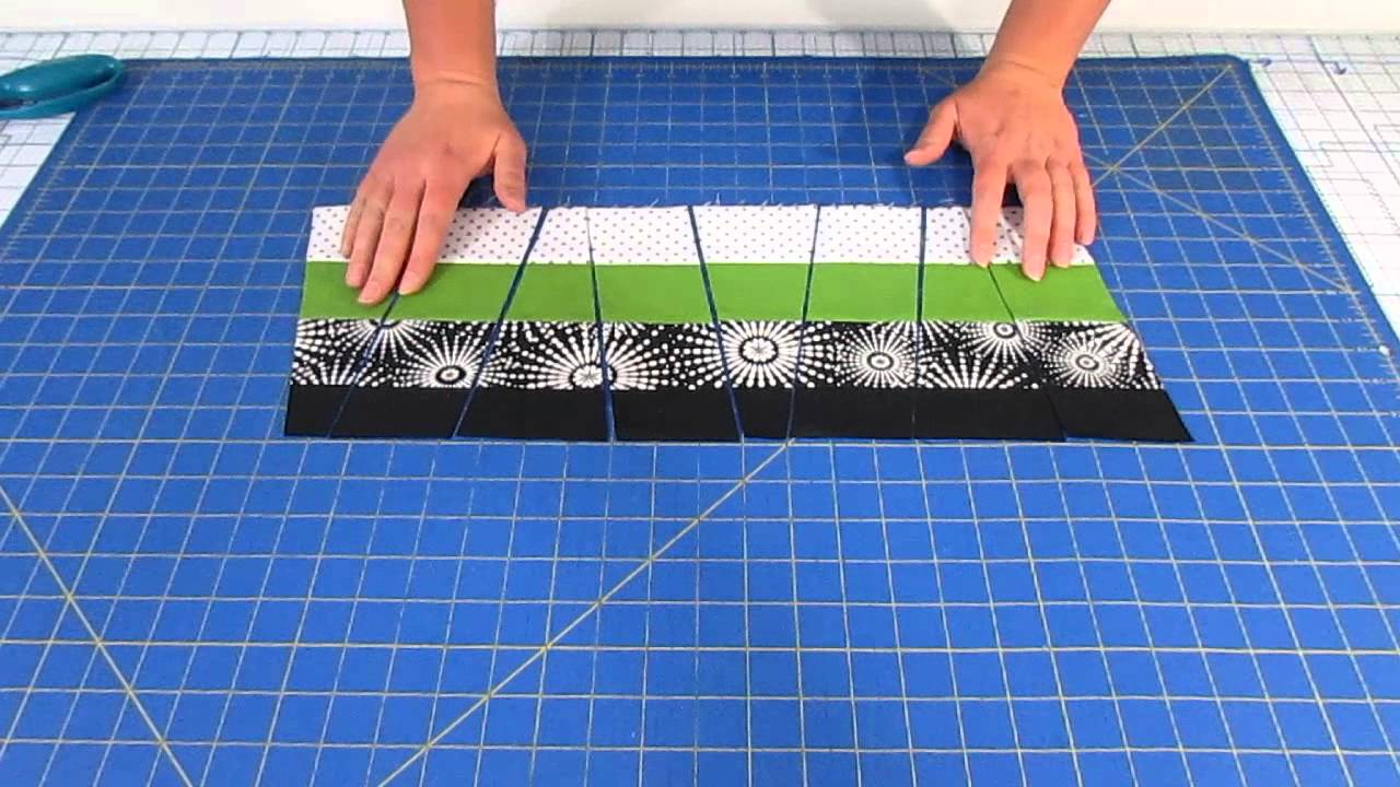 Dresden Wave Tutorial: How to go from straight to wavy with wedges and parallelograms
