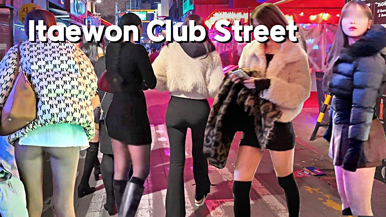 [4K SEOUL KOREA] 😍😍 밤이되면 더욱 화려해지는 불금 이태원 클럽거리 🔥🔥Itaewon Club Street/Seoul, Korea/City Stroll