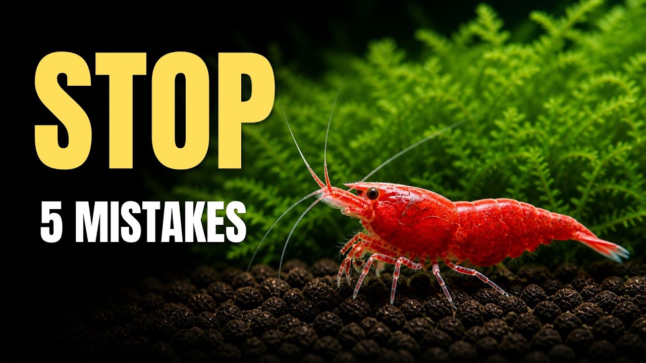 5 MISTAKES Every BEGINNER MAKES Keeping Neocaridina Shrimp
