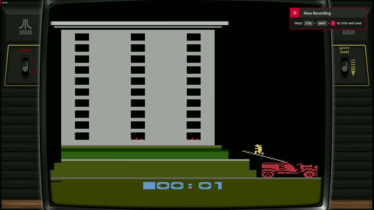 Fire Fighter (Atari 2600) Gameplay | Classic Imagic Action & Rescue Game (1982)