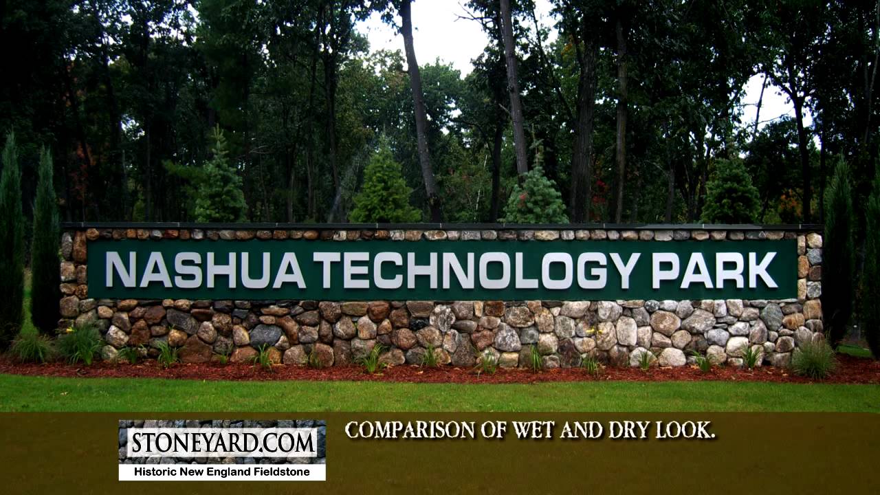 How to create a natural stone sign