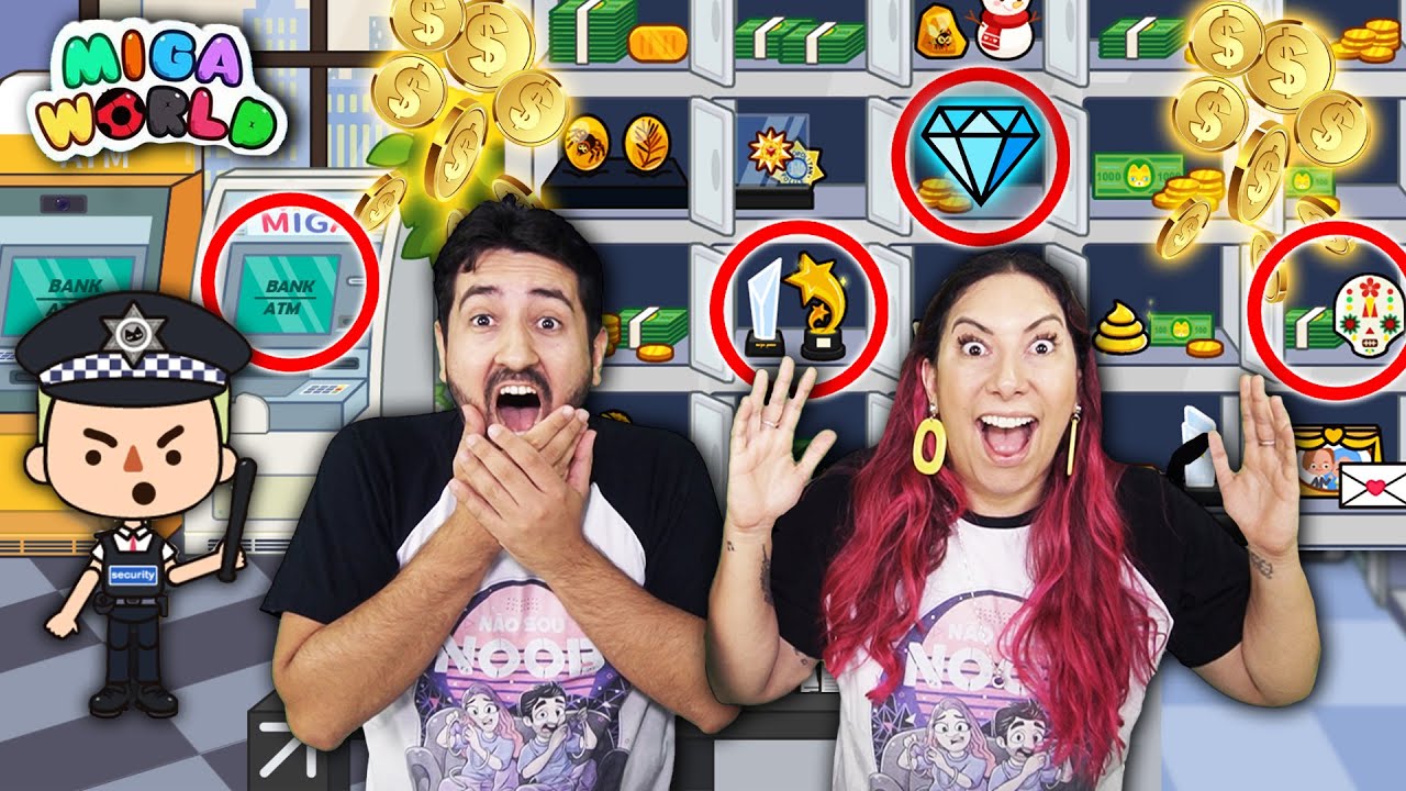 REVELANDO SEGREDOS SECRETOS DO BANCO do Miga World