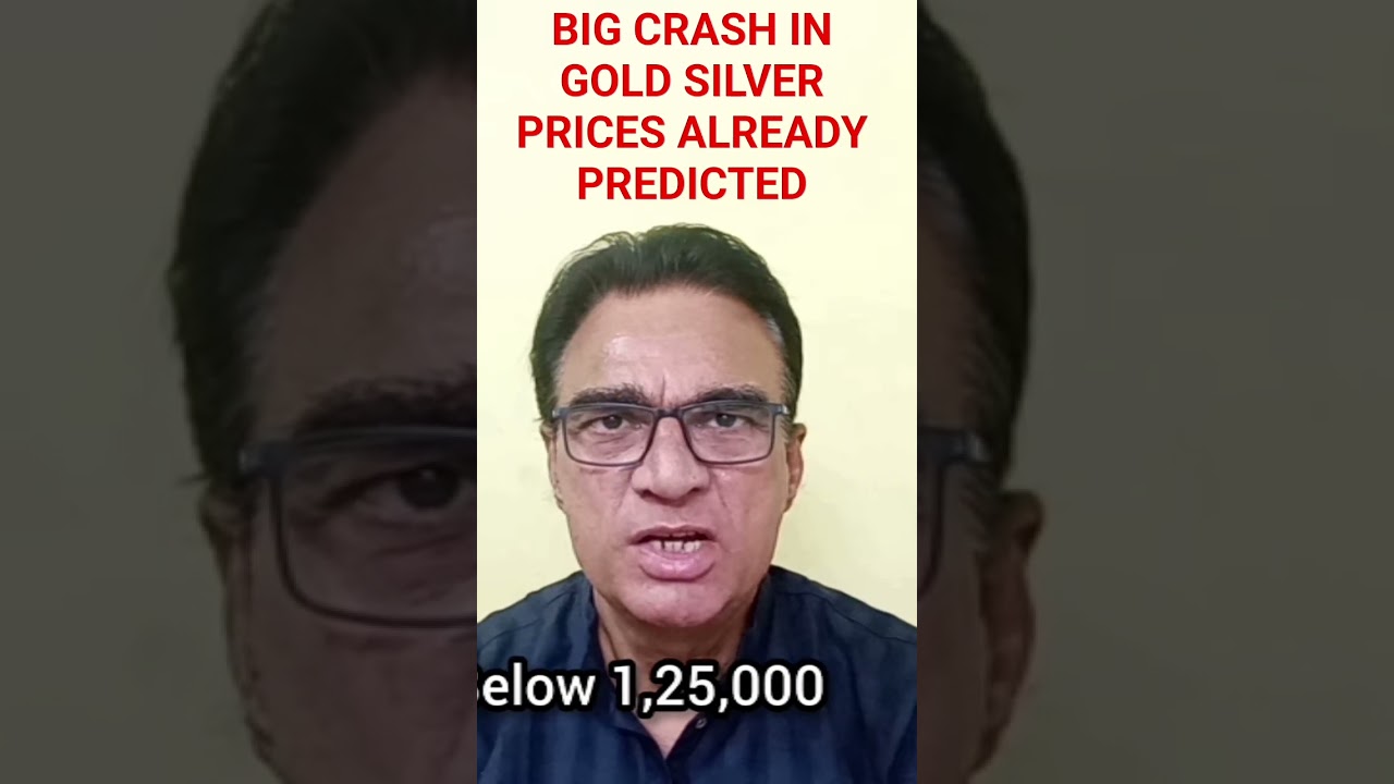 BIG CRASH 😯 IN GOLD SILVER PRICES AT COMEX & MCX..MORE DOWNSIDE COMING #goldprice #silverprice