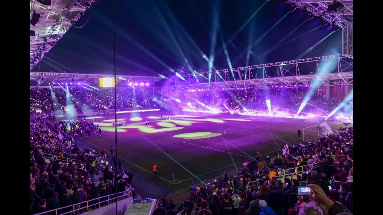 Inaugurare Stadion RAPID Giulești / Imn RAPID / Doamne Ocrotește-i pe Rom&acirc;ni (yo-4k)