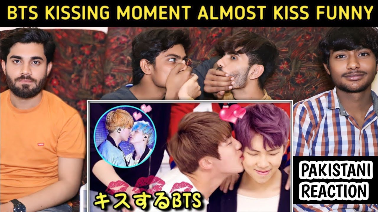 Bts Kissing Moments Together - Pakistani Reaction - Usman Rajpoot