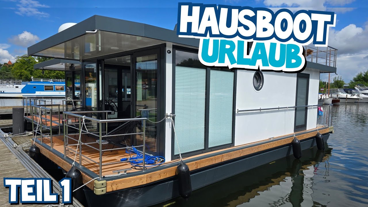 Mit dem HAUSBOOT auf der MÜRITZ! | Von Röbel nach Melchow | Drehbrücke | Urlaub |  Käpt'n Moto