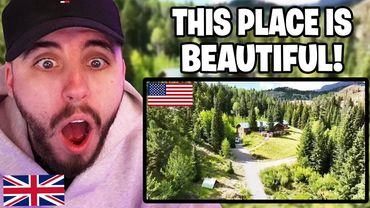 Brit Reacts to American Ranch - Diamond G Ranch in Wyoming!