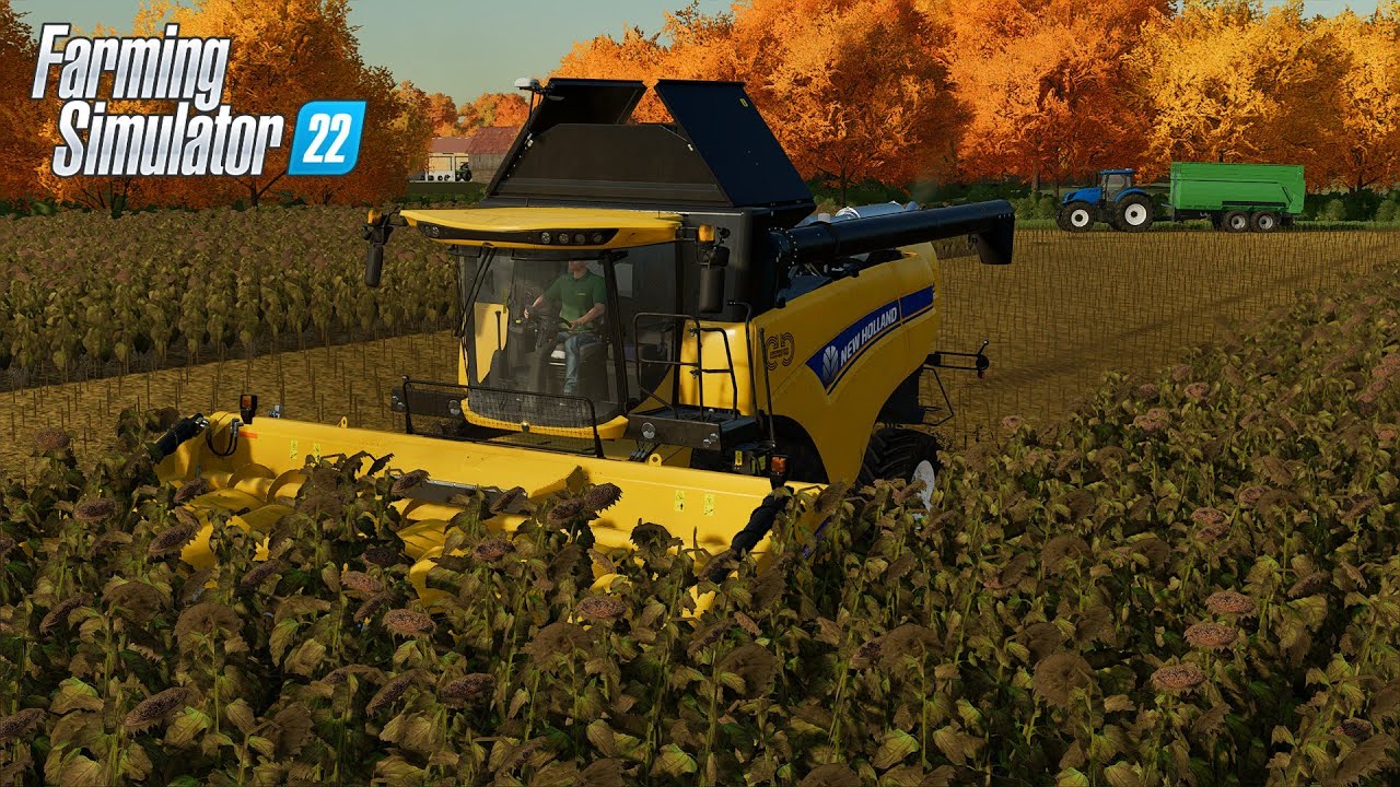 Koszenie Słonecznika 🌼& Kończenie Misji 🔥 [Elmcreek #75] 😃 #fs22