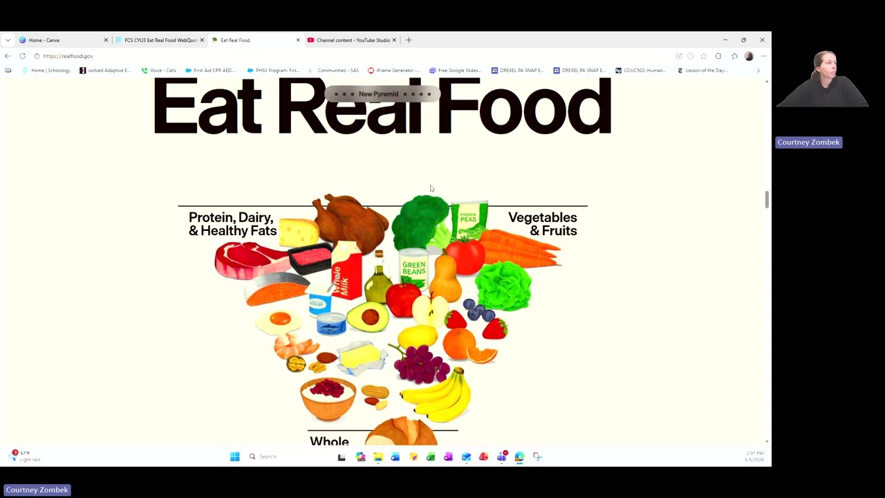 Eat Real Food WebQuest