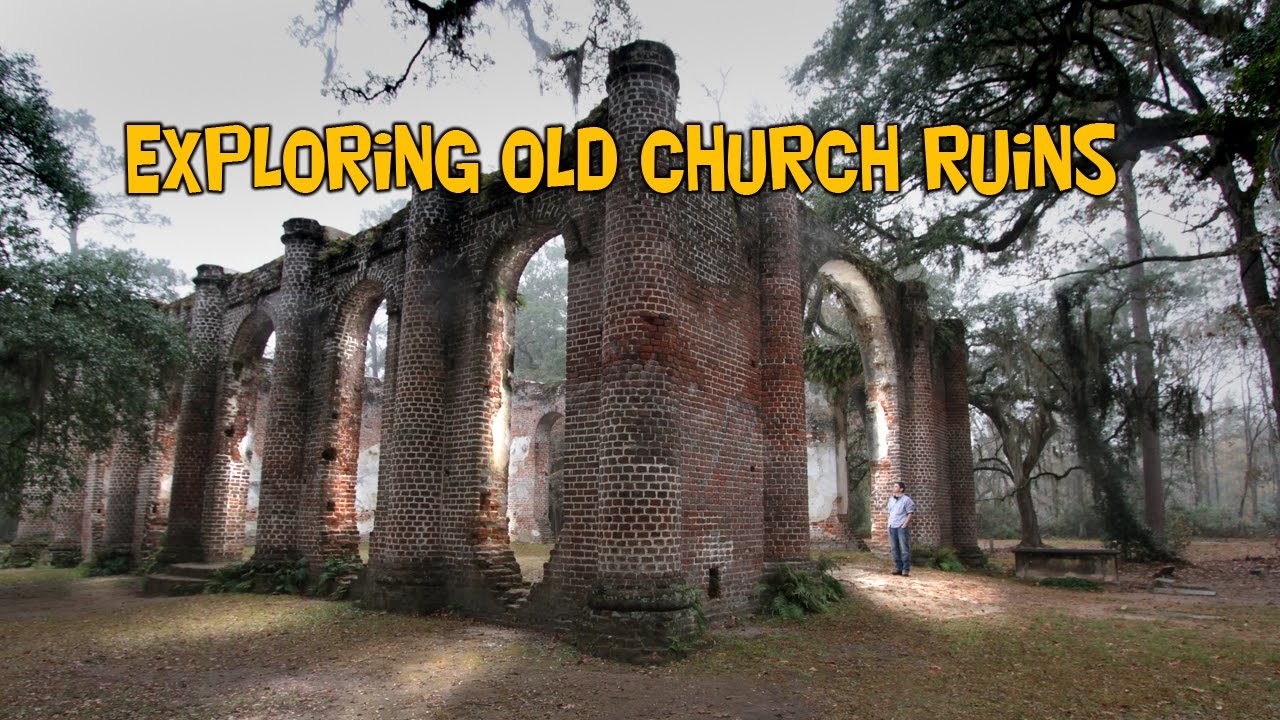 Exploring amazing old church remains