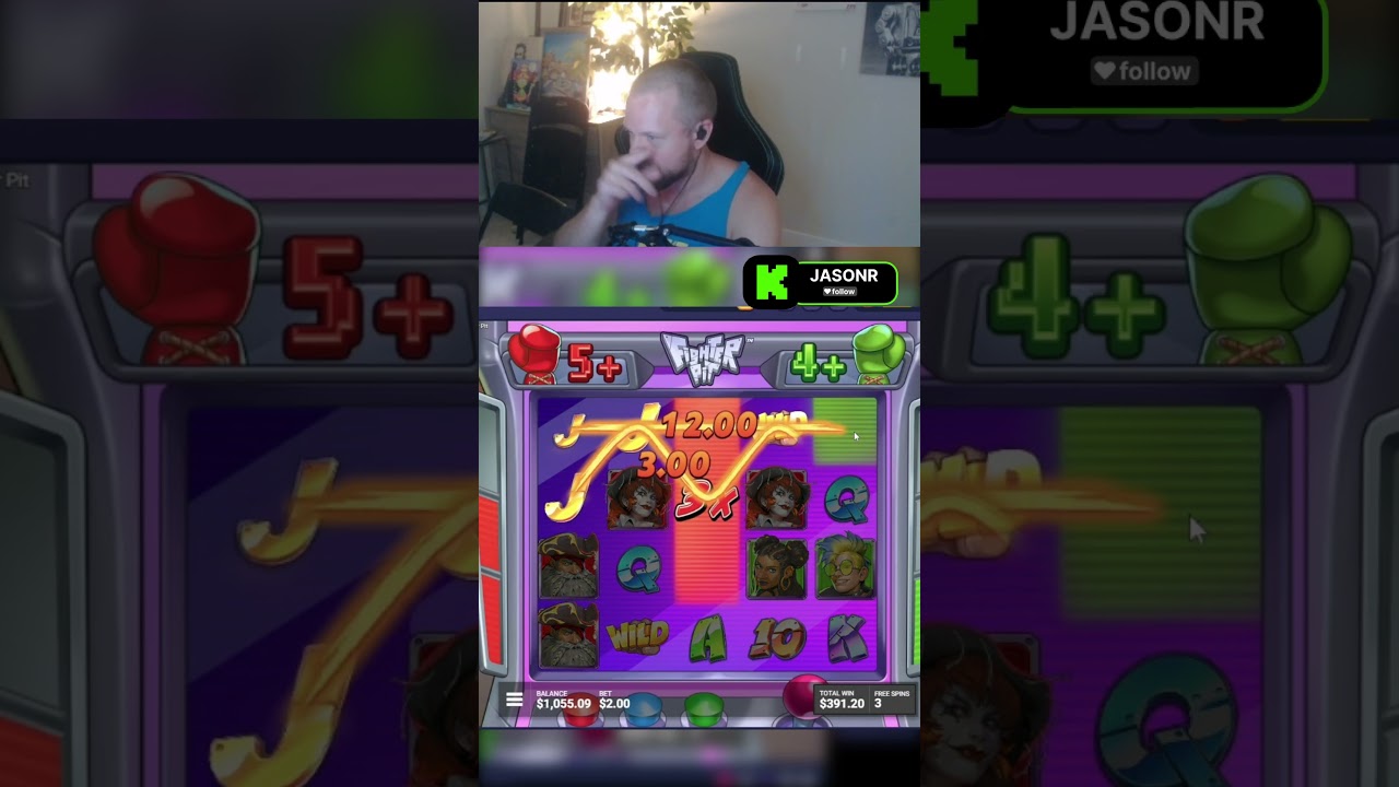UNREAL HIT!! FIVE FISTS on Fighter Pit 💪💰 4,000x WIN!! #slotwin #bigwin #casino #slots