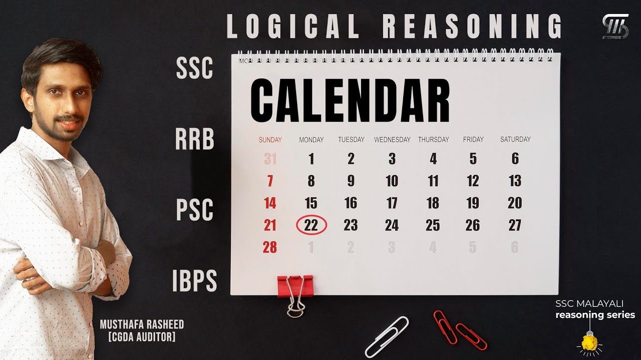 CALENDAR || LOGICAL REASONING || SSC || RRB