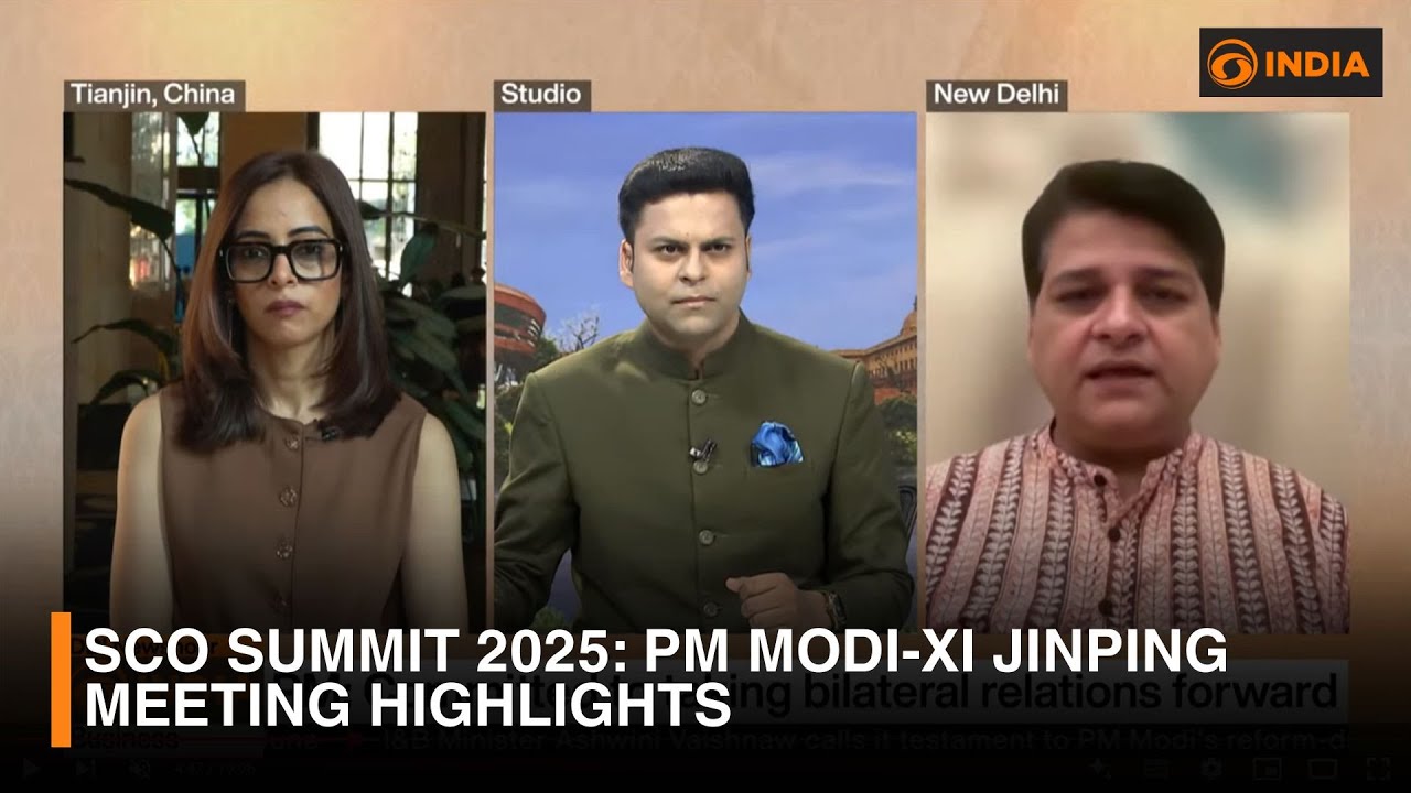 SCO Summit 2025: PM Modi-Xi Jinping meeting highlights | DD India