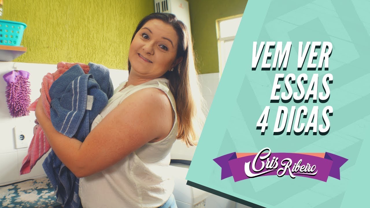 4 dicas para deixar toalhas macias como de hotel | Dica da Cris | #crisribeirotv #dicadacris