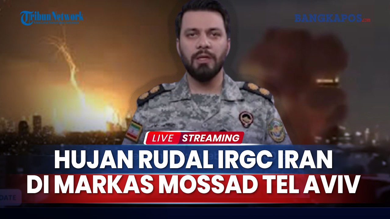 🔴Iran Klaim Rentetan Rudal IRGC Hancurkan Gedung Pencakar Langit & Markas Mossad di Tel Aviv