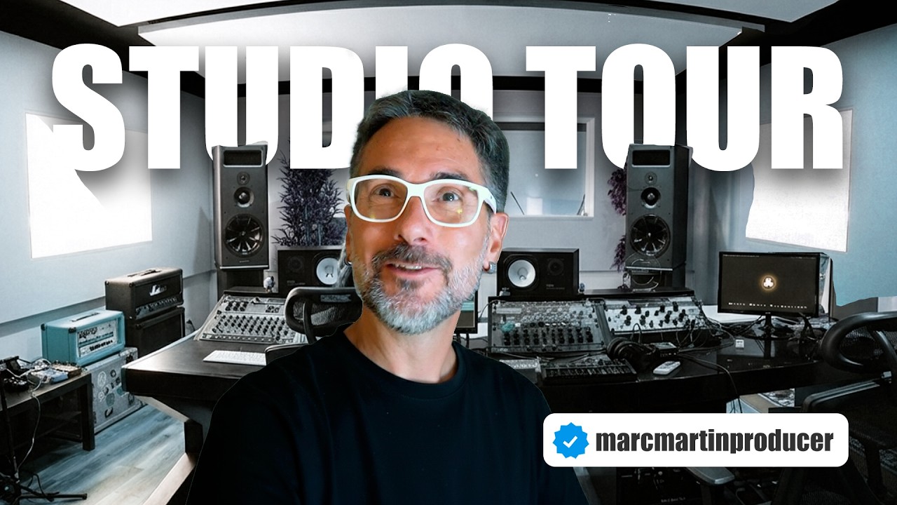 Dentro del ESTUDIO de MARC MARTÍN: así se graba MÚSICA | StudioTours 02 by @AdriADN