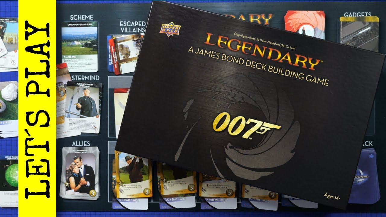 LET´S PLAY (Petr): Legendary A James Bond Deck Building Game