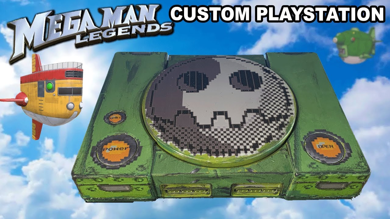 Transforming a PS1 into a Mega Man Legends Console! (Custom Mod Project)