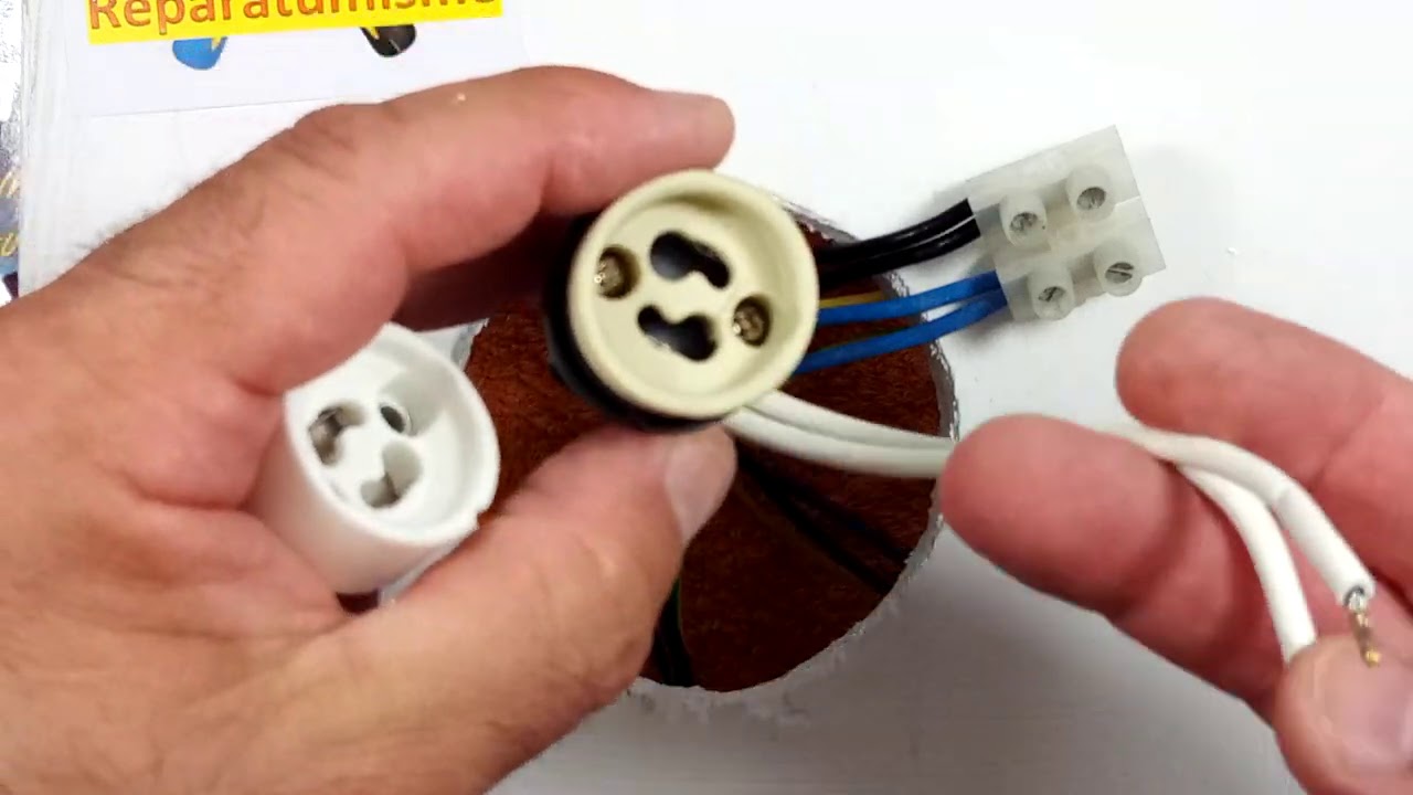 CAMBIO FOCO HALOGENO DICROICA CON TRANSFORMADOR A FOCO LED, PASO A PASO CAMBIO A CASQUILLO GU10