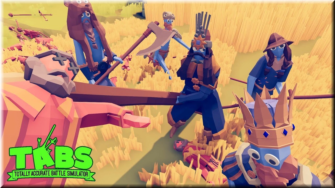 HeavyHitterSquad! King+Jarl+Vlad+Harvester+Chieftain vs Every Unit +Bonus- TABS UnitPossessionUpdate