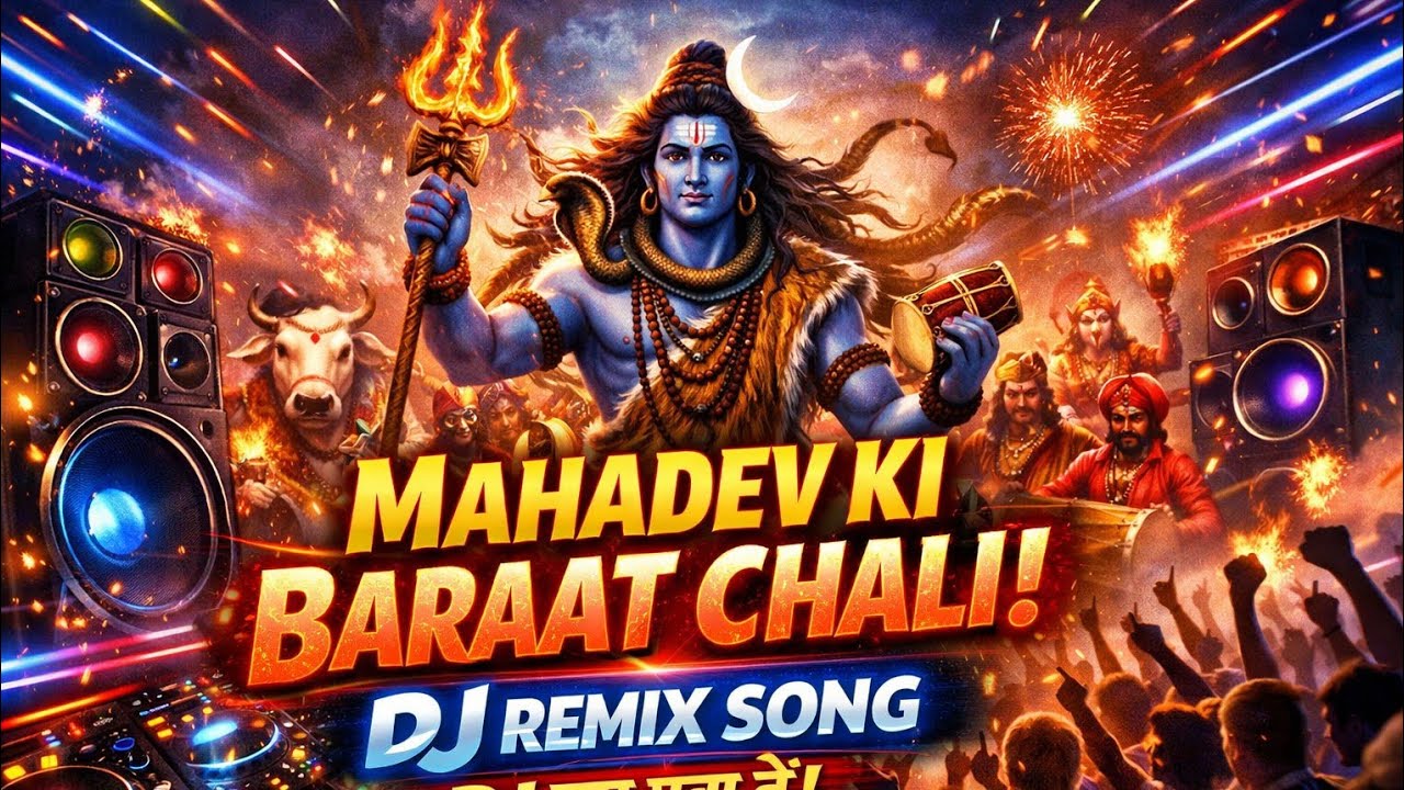 Mahadev Ki Baraat Chali 🔱 | DJ Remix 2026 | Shivratri Special Bass Boosted 🚩