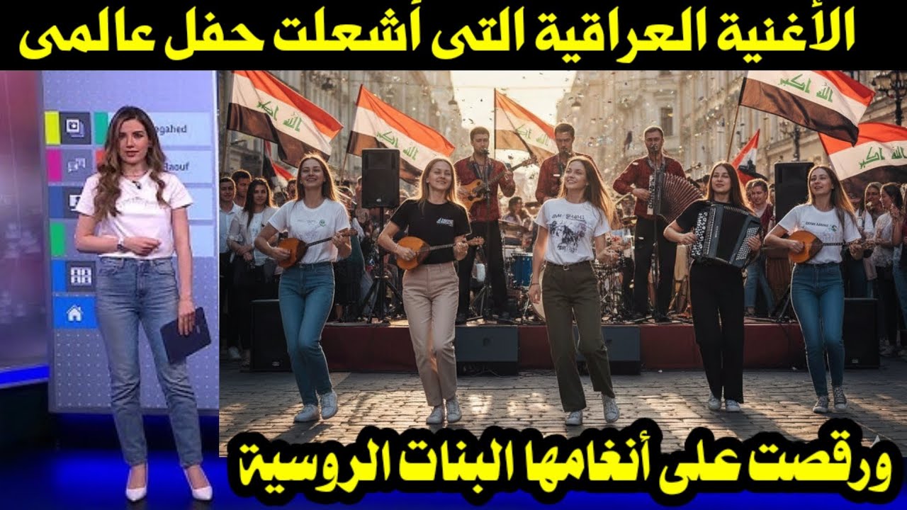 الأغنية العراقية التى أشعلت حفل عالمى ورقصت على أنغامها البنات الروسية 