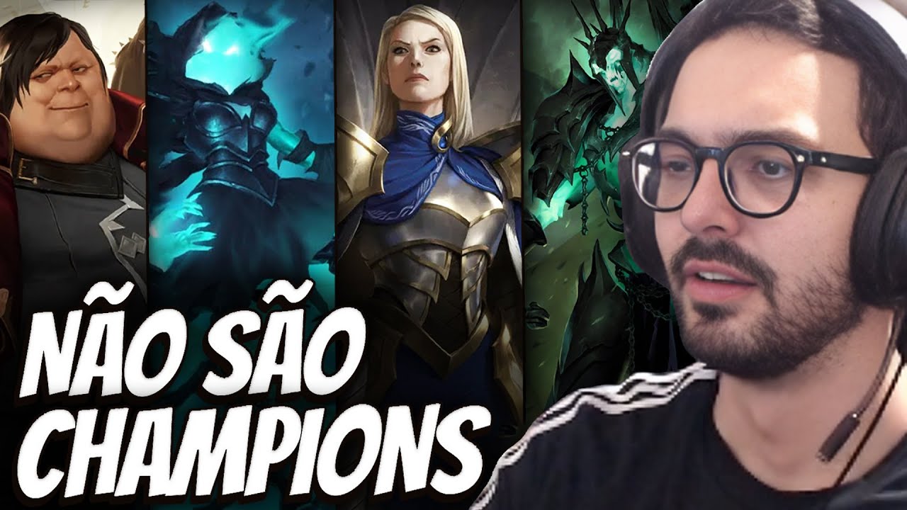 PERSONAGENS QUE NÃO SÃO CHAMPIONS (MAS PODIAM SER) - League of Legends - MYLON REACT