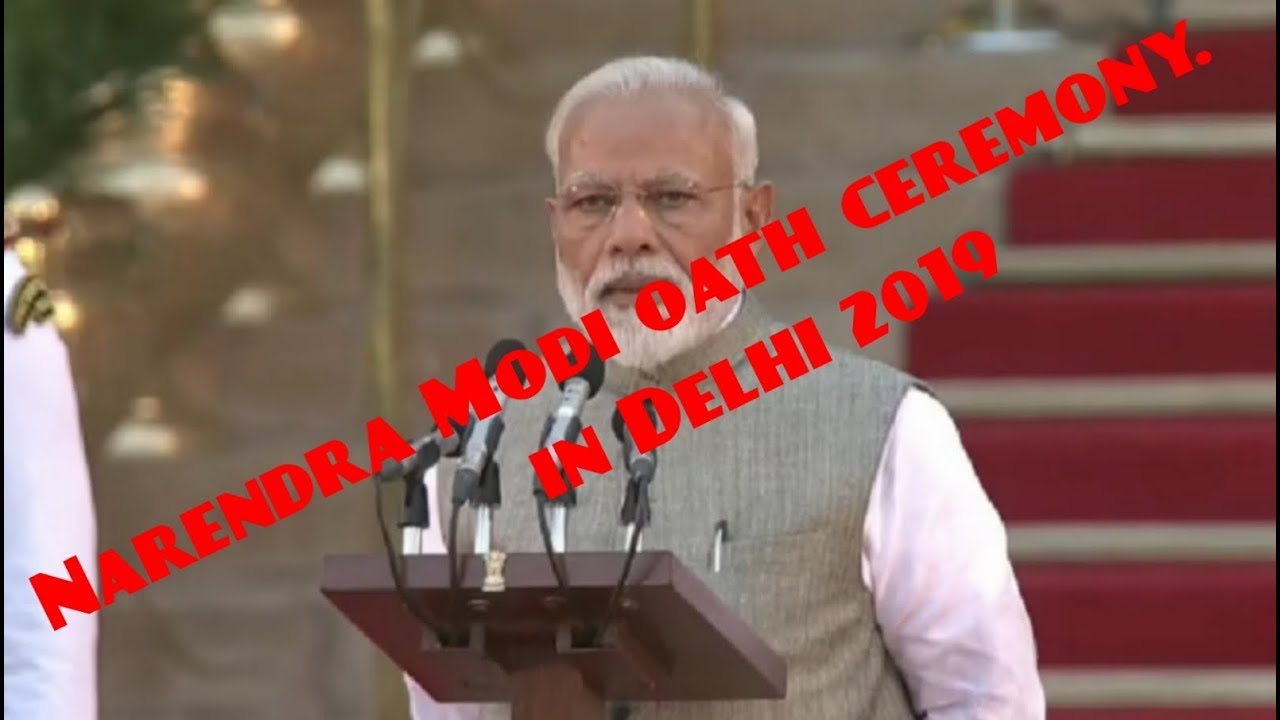 Modiji ki shopoth Ghrohon 2019|| Narendra Modi||Nation with NaMo||Prime Minister