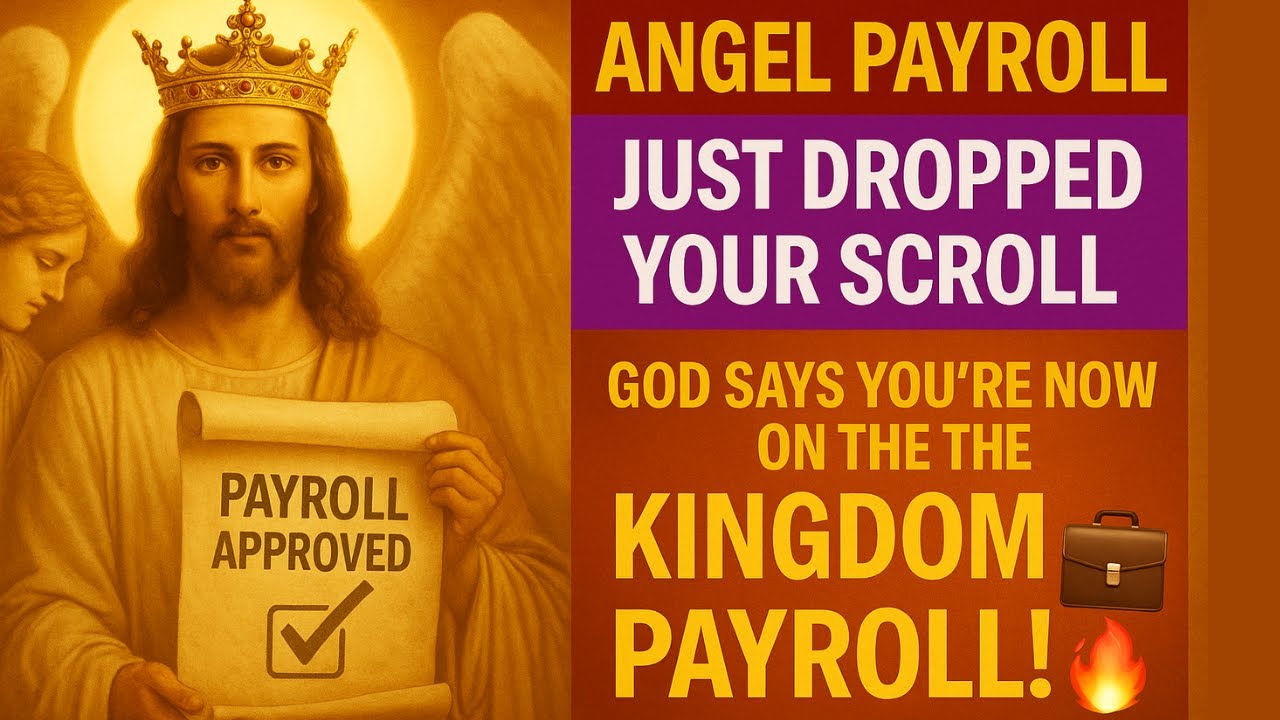 📜 Angel Payroll Just Dropped Your Scroll — God Says You’re Now On the Kingdom Payroll! 💼🔥
