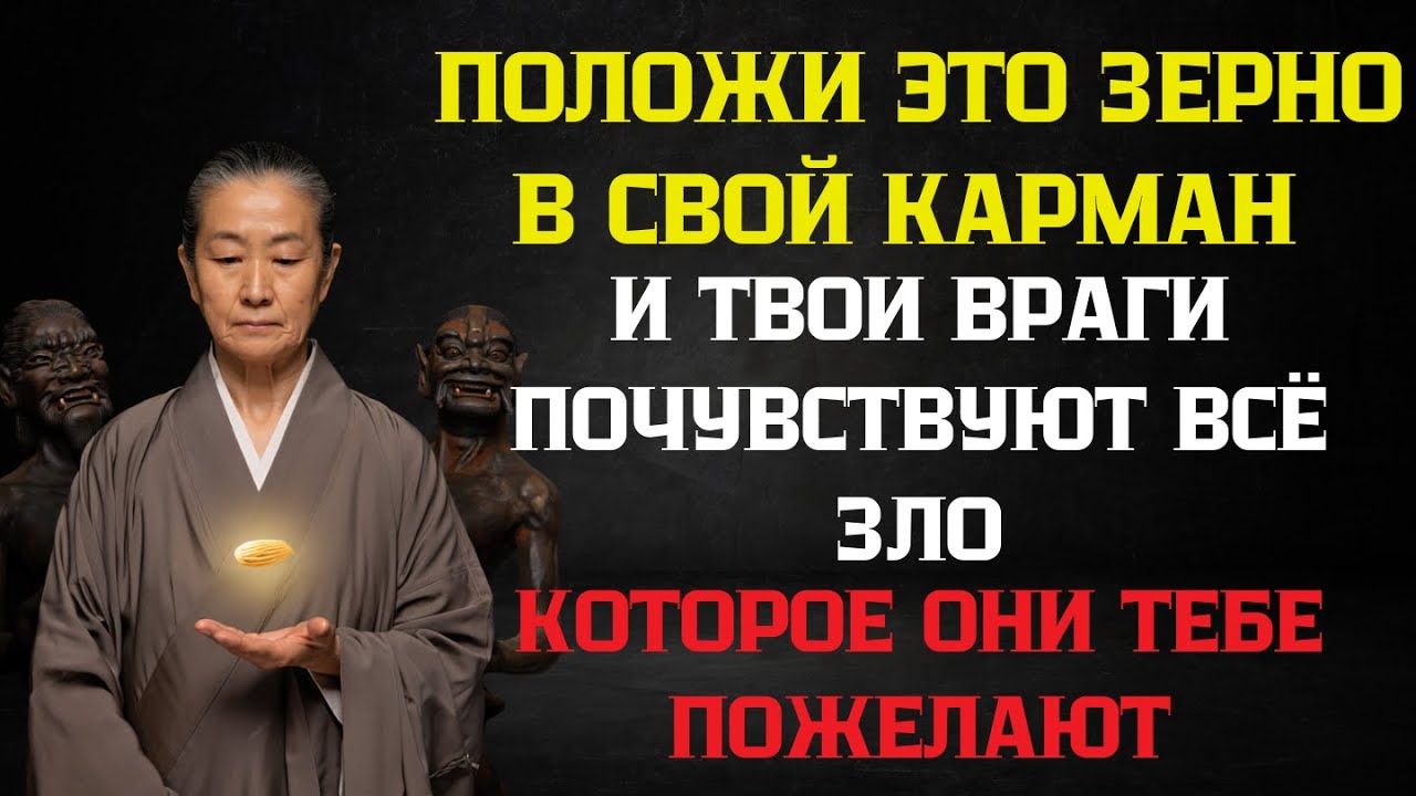 Положите это ЗЕРНО в свой КАРМАН и СМОТРИ, как ваши ВРАГИ ПАЛЯТСЯ под их собственным ЗЛОМ