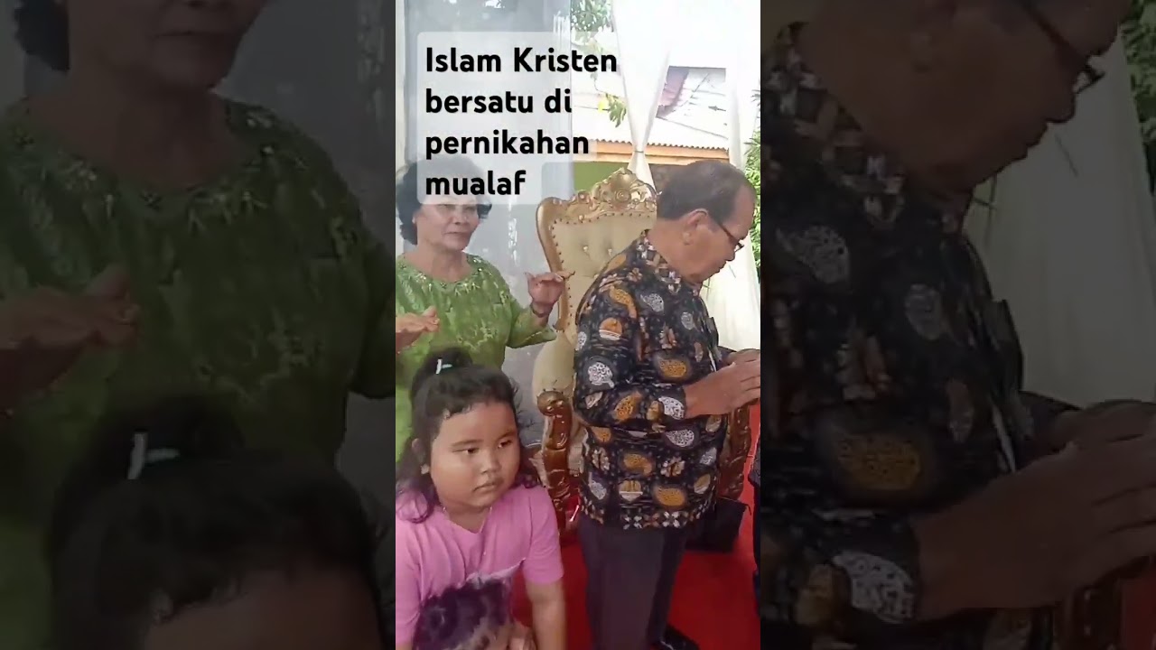 Islam & Kristen bersatu dalam pernikahan mualaf 