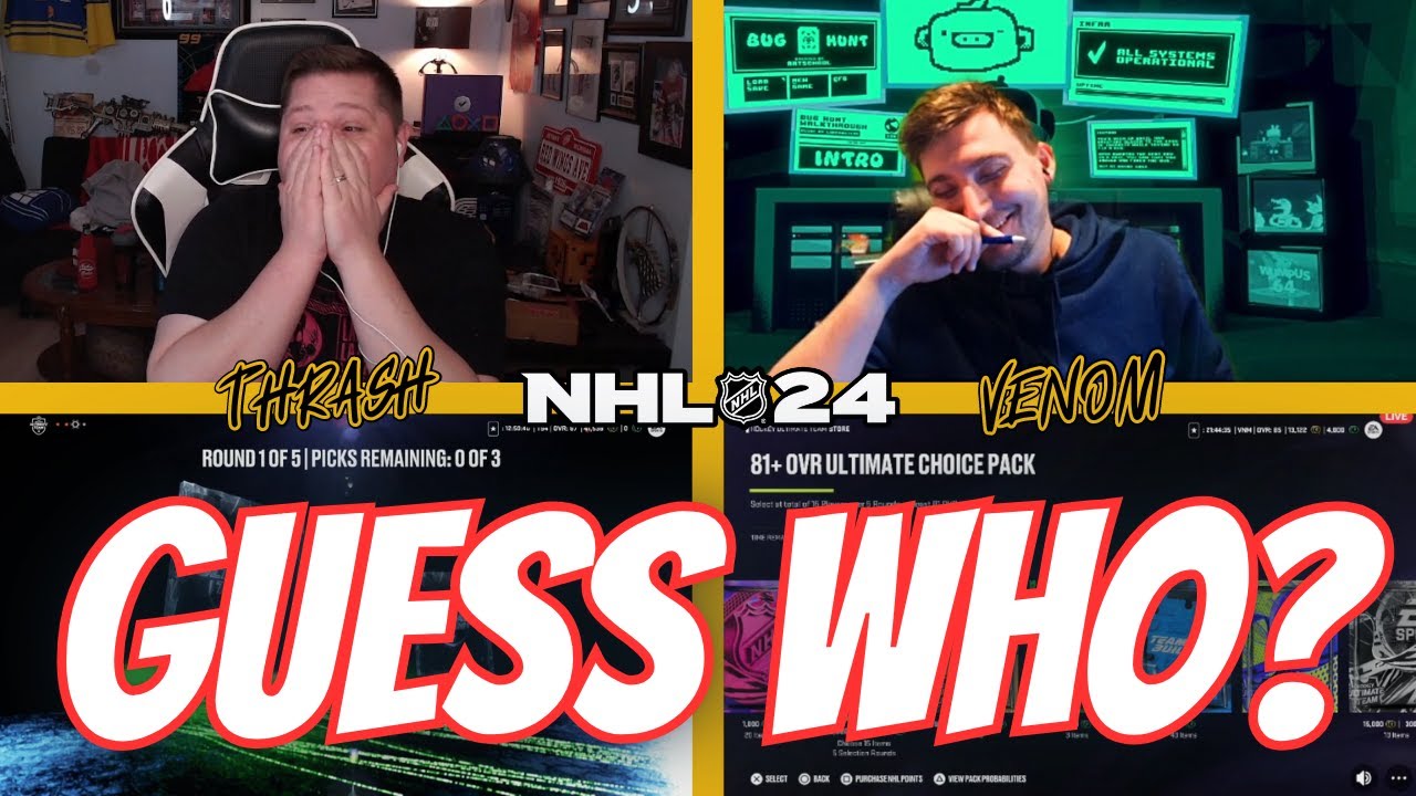*INSANE PULL?!* NEW NHL 24 GUESS WHO | HUT Pack Opening Series
