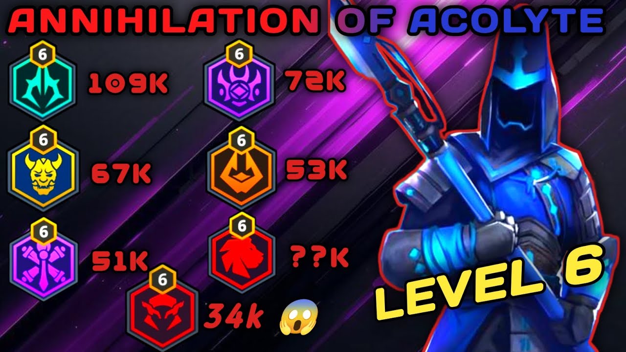 7 SETS Per Round DAMAGE Is UNBELIEVABLE 😱 | ACOLYTE Level 6 CRUSHED 😈|| Shadow Fight 3