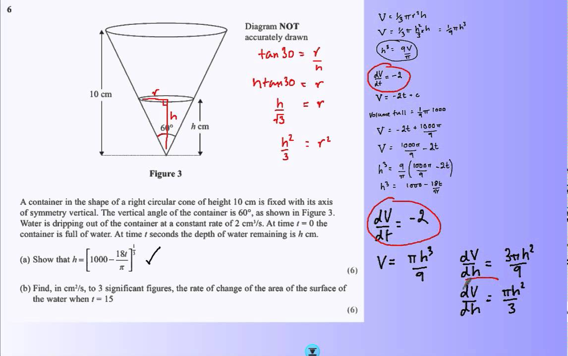 Calculus - rates of change
