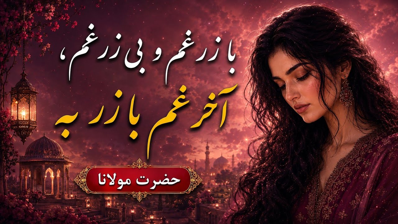 با زر غم و بی زر غم، آخر غم با زر به - Rumi's Eternal Lines