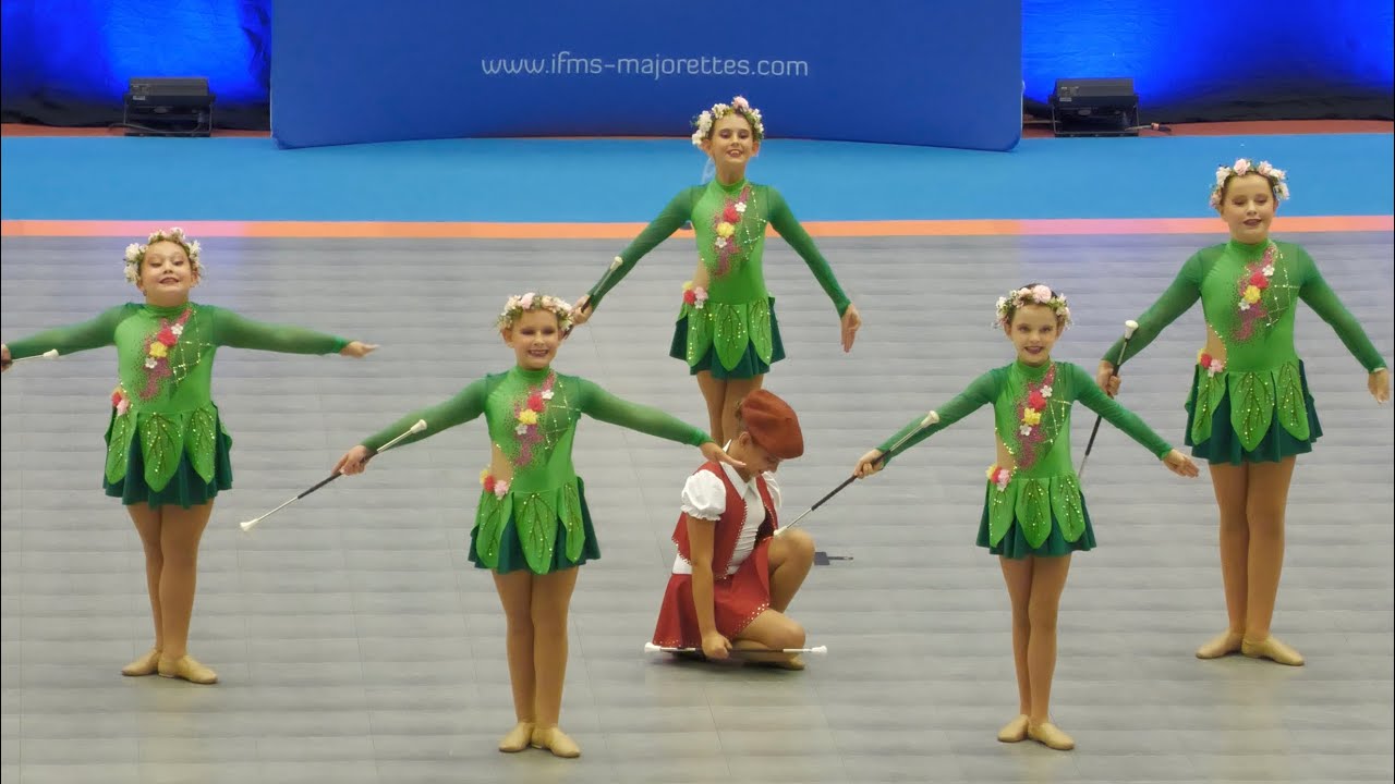 Majorettes *MILADO Karviná* BATON mini / Mažoretky- Ostrava 2025 WM Championship