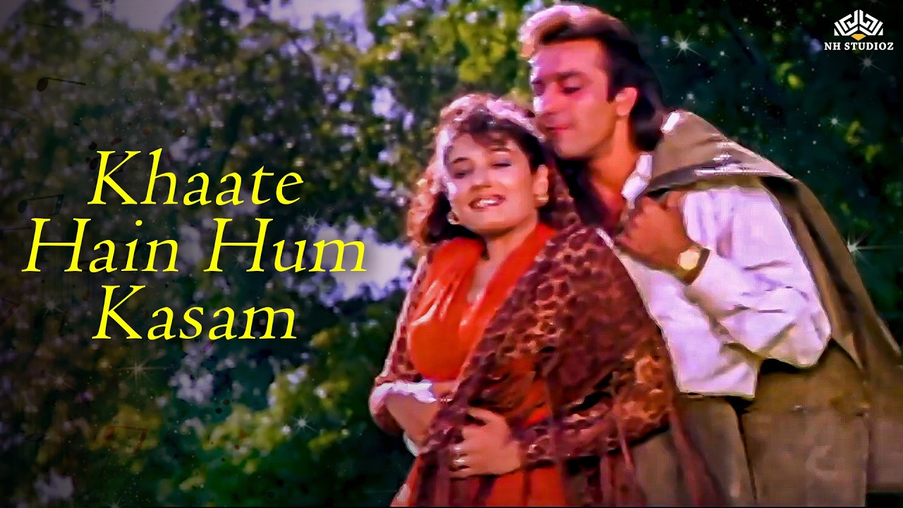 Khate Hain Hum Kasam | Aatish | Kumar Sanu & Alka Yagnik 90s Song l Sanjay Dutt, Raveena Tondon